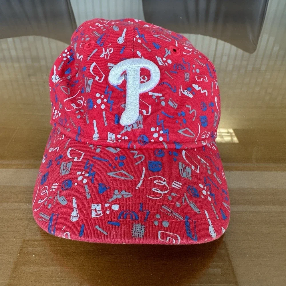 New Era Phillies Toddler Hat Confetti Print MLB Adjustable Cap Rare
